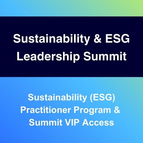Sustainability & ESG Leadership Summit