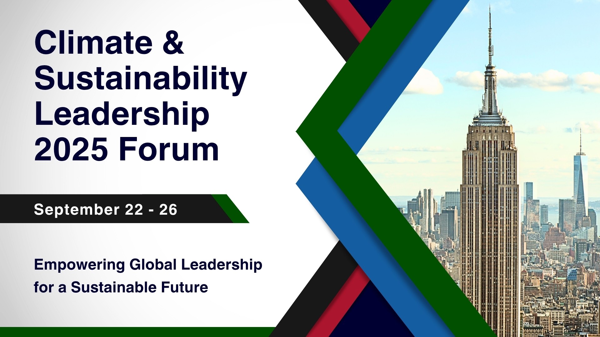 Climate & Sustainability Leadership Forum