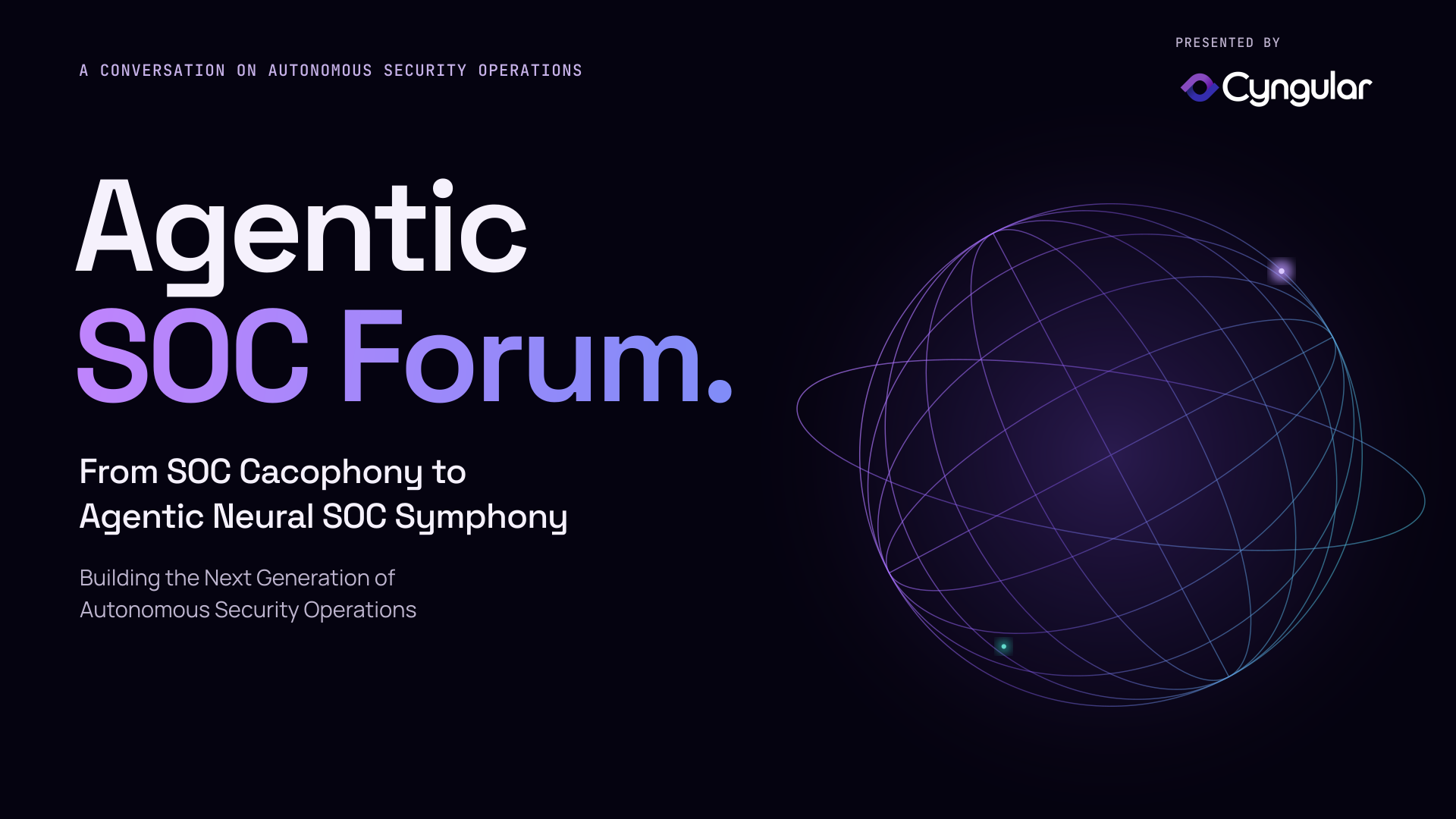 Agentic SOC Forum Atlanta event image