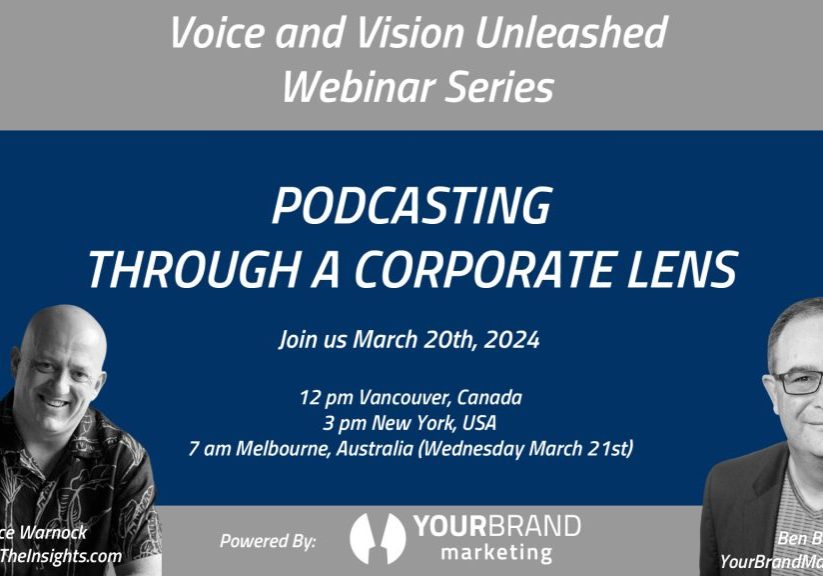 Podcasting through a Corporate Lens